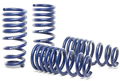 Fahrwerksatz, HR 290592 Federn Sportfedersätze/Performance Lowering Springs von H&R (29059-2) Federsatz Federung/Dämpfung Schraubenfeder, Federung, Blau