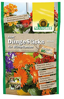 Azet Düngesticks für Blühpflanzen - 40 Stück