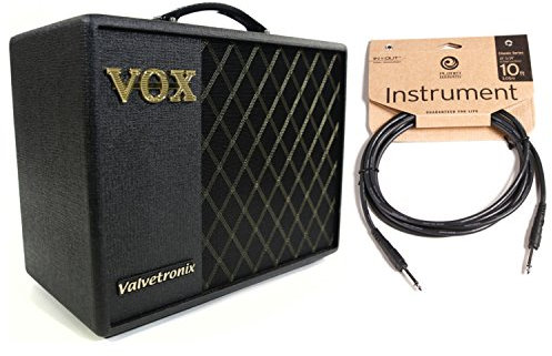 VOX VT20X 20W Amplificatore Modellazione Chitarra w/10' Classic Series Instrument Cable