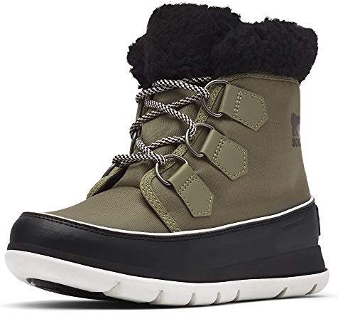 Sorel Explorer Carnival Waterproof bottes d'hiver imperméables pour femme, Vert (Hiker Green x Black), 39 EU