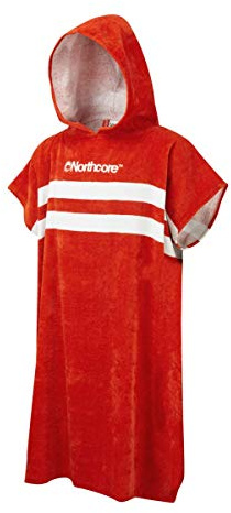 Northcore Surfing and Watersports Accessories - Beach Basha Changing Robe Red Stripes - Unisex