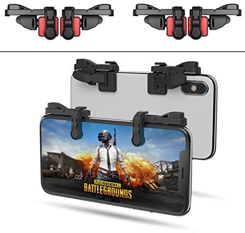 【2 Paar】Handy Mobile Game Controller Tragbar Gaming Gamepad für PUBG Mobile / Fortnitee Mobile / Call of Duty(COD) Mobile, für iPhone / Android, IFYOO Z108 Feuer Shooter Tasten Griff L1 R1 Triggers