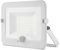 REV MIRANO Außenlampe mit Bewegungsmelder – IP44, LED Lampe 30W, 2700lm, 6500K, Erfassungswinkel 90° auf 7m – weiß