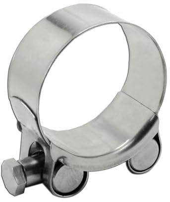 Edelstahl Gelenkbolzen V4A W5 Schelle Schlauchschellen DIN3017 Spannbackenschellen Bandschelle, Spannbereich:20-22mm | 5 Stk.