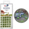 War World Scenics 4mm Schlammige Selbstklebende Statische Grasbüschel x 100 - Modellbau Modellbahn Landschaftsbau Diorama Miniatur Tabletop Spiele Wargame Modelleisenbahn Geländebau