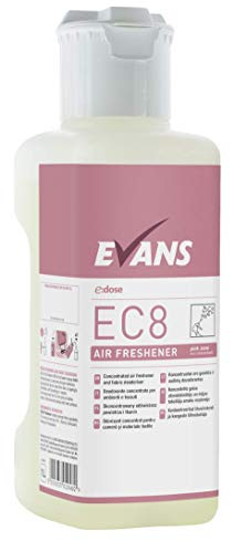 Evans EC8 Fabric Air Freshener Fabric Perfumed Deodoriser for Commercial & Professional Use 1 Litre