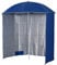 Outsunny Sonnenschirm Strandschirm Sonnenschutz mit Seitenwand Strand Polyester Blau 2,2 x H2,2m