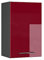 Vicco Hängeschrank Fame-Line, hängender Küchenschrank, Bordeaux Hochglanz/Anthrazit, 45 cm