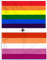 GAKA FAVOR 90x150cm Regenbogenflagge und Lesbian Flagge,3x5 Fuß Lesbian Pride Festival Flag,Rainbow Gay Pride Flagge(2 Stück）