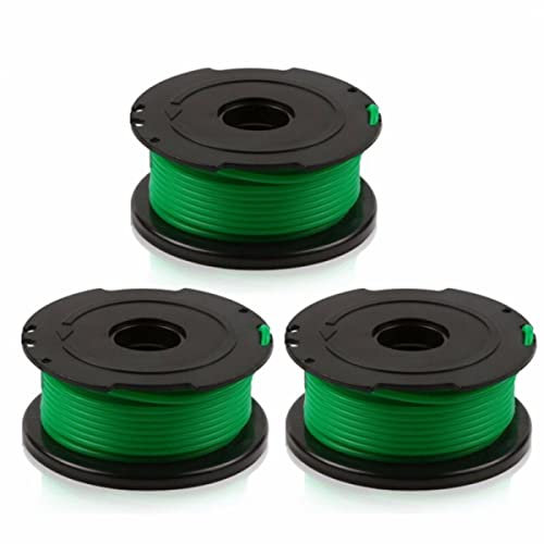 NC Lot de 3 bobines de fil pour débroussailleuse Black & Decker GL7033 GL8033 GL9035