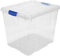 AC - Caja de ordenación de plástico Transparente nº17. Capacidad 35 litros. Dimensiones 35.5 x 42,2 x 35 cm. Contenedor de Almacenamiento para Juguetes, Libros, Ropa, Mantas y Otros Objetos