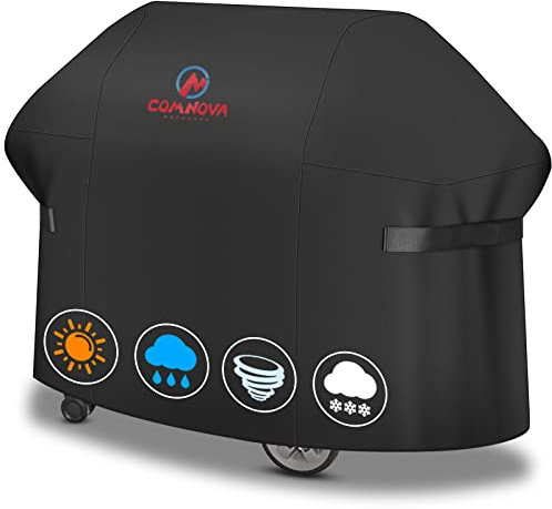 Comnova 7131 Housse de barbecue pour barbecue Weber Genesis 400 Series et 4 brûleurs, 600D robuste et imperméable pour Weber Genesis E435, E410, E440 (ne convient pas pour Genesis E-435 2022)