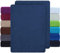 NatureMark 2er Pack FROTTEE Spannbettlaken, Spannbetttuch für kuschelig weiche Nächte, in viele Größen und Farben erhältlich | 90x190 cm - 100x200 cm - Navy blau