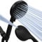 SparkPod 10 Spray Setting High Pressure Shower Head - Luxury 5 High Flow Hand Held Shower Head with High Pressure Jets - Handheld with Stainless Steel Hose & Bracket (Midnight Black Matte)