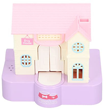 Sparschwein, Hundehütte, Spardose, Spardose mit leichten Musikeffekten, für Schlafzimmer, Arbeitszimmer, Jungen, Mädchen, Spielzeug, Geschenke, Dekoration(Lila)