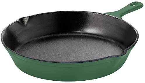 Utopia Kitchen Saute-Bratpfanne – Kochpfanne, vorgebrannte Gusseisenpfanne – Bratpfanne 20,3 cm – sicheres Grill-Kochgeschirr für den Innen- und Außenbereich – Gusseisenpfanne – Kochgeschenk für