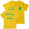 lepni.me Maglia per Bambini Maglietta da Calcio Brasile con Tuo Nome e Numero | Distintivo Bandiera Brasiliana Personalizzata | Coppa del Mondo 2022 (1-2 Anni Giallo Multicolore)