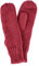 Seeberger Fäustlinge mit Fleecefutter Fausthandschuhe Damenhandschuhe Strickhandschuhe (One Size - himbeerrot)