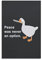 JITENG Lustige Poster mit Ente, Peace Was Never An Option, Poster, Kunstwerke, Leinwand, Poster, Wandkunstdrucke, Zuhause, moderne Dekoration, 40 x 60 cm