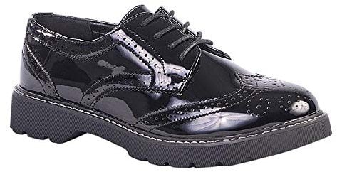 Boulevard Womens/Ladies Brogues (5 UK) (Black)