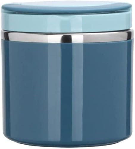 Thermobehälter Für Essen 630ml/1000ml,Warmhaltebehälter Mit Griff,Edelstahl Thermoschüssel Mit Deckel,Thermo Lunchbox (Blau-1000ml)