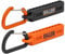 Railer Screwdriver Bit Holder Storage Organizer – 10-Hole Black and Orange Bit Holder with Carabiner - 2 Pack