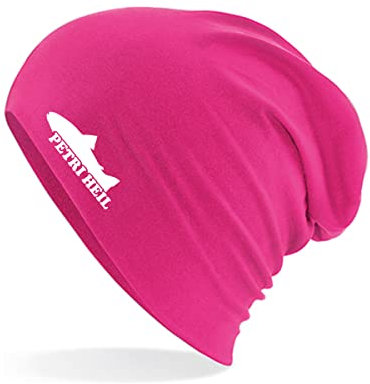 Huuraa Wintermütze Petri Heil Fischergruß Geschenk Fuchsia Petri Heil Geschenkidee