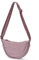 ANYWN Crossbody Bag Damen Halbmond Schultertasche, Hobo Casual Crossbody Bag, Einfarbige Tragbare Halbmond-Tasche Umhängetasche mit verstellbarer Schultergurt Lila