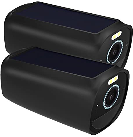 Silikone Schutzhülle für EufyCam 3, 2 Stück Silikonhülle für Eufy Camera 3, Wetterfeste Soft & Durable Silicone Case Hülle für Eufy Security eufyCam 3 Kamera