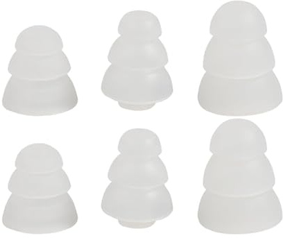 Replacement Triple Flange Eartips Silicone Pad In-Ear Holes for In-Ear Headphones Millimeters Earphone Pad Replacement