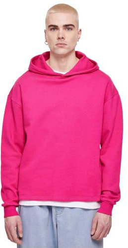 Urban Classics Organic Loose Hoody Felpa con Cappuccio, Hibiskuspink, XL Uomo