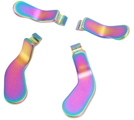 Paddle Controller Elite da 4 Pezzi, Paddle in Metallo e Acciaio Inossidabile, Grilletti per Capelli, Parti di Ricambio, Kit di Accessori per Videogiochi per One Elite Series 2