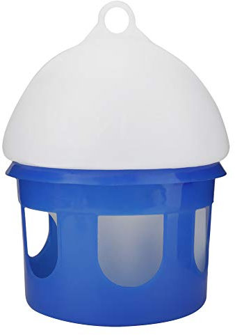 CDQL Comedero para Palomas, Bebedero Dispensador de Agua de Plástico ABS, Bebedero Automático de Gran Capacidad para Pájaros y Palomas, Dispensador de Agua (2L)
