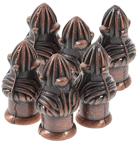 UPKOCH 6 Piezas Tapón de rosca para candelabro accesorios para lámparas de pie decoración de la lámpara lámparas de mesa lámpara de piso decoración vintage decoración final