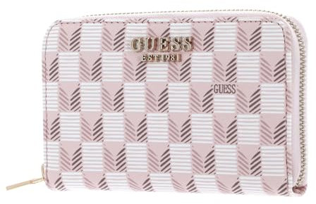 GUESS Laurel Zip Around M Light Pink Logo
