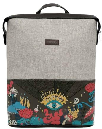 DOGO Damen Slim Backpack Shoulder Bag, Open Your Mind