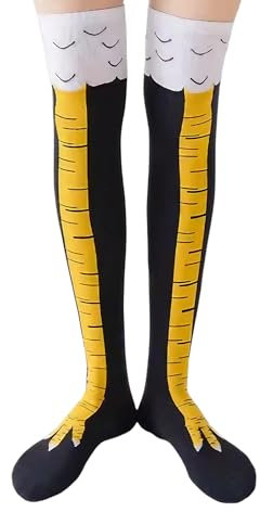 Chaussettes Pattes de Poulet,Chaussette Patte de Poulet,Chicken Legs Socks,Drôles Chicken Leg Socks,Chaussettes Amusantes Femme,Personnalisées Rigolotes Chaussettes,Pour Humoristique Fêtes Costumées