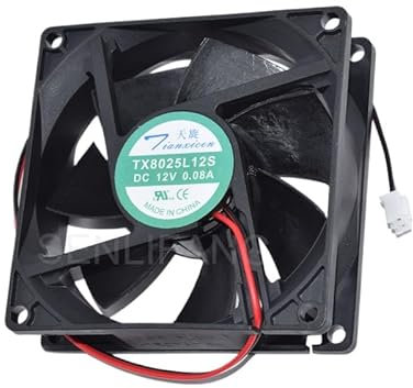 Senlifang Per Tx8025l12s DC 12 V 0.08a 8025 8 cm 80 x 80 x 25 mm 2 pin ventola di raffreddamento ultra silenziosa