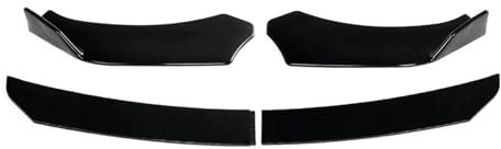 IUKMRT Front Spoiler Lippe Für Benz W205 W204 W203 W211 W117 Auto Front Stoßstange Splitter Lip Spoiler Diffusor Auto Frontspoiler(Glossy Black)
