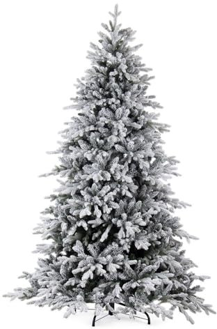 Albero di Natale Innevato effetto Naturale Folto Livigno Bizzotto H 270 cm
