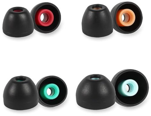4 Pairs Ear Tips for Sony WF-1000XM5 WF-1000XM4, Silicone Earbuds Replacement Tips, Ear Buds Replacement Set, Earbud Noise Isolation Cover Caps for Enhanced Sound Quality and Fit
