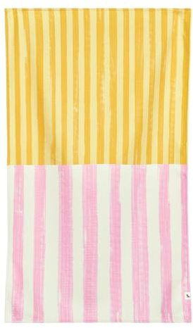 Dock & Bay Tea Towels - Quick-Drying Dish Towels in Thick Waffle Fabric - Medium Size 75x45cm, 29x17 - Pink Grapefruit