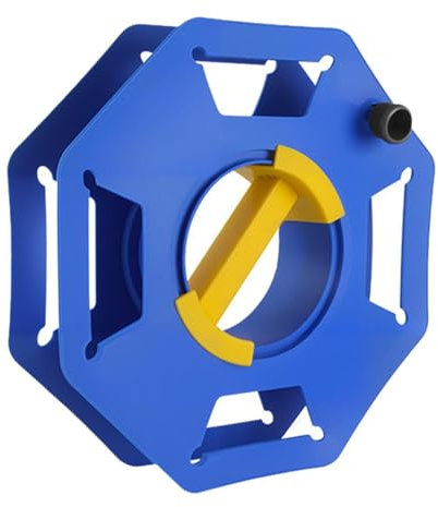 predolo Avvolgicavo Vuoto Leggero, Bobine per Cavo Con Una Struttura Esagonale, Una Dimensione Totale Di 32,5 Cm, Organizzatore Manuale Ideale per Riporre Cavi Di Roulotte, Barche E Yacht