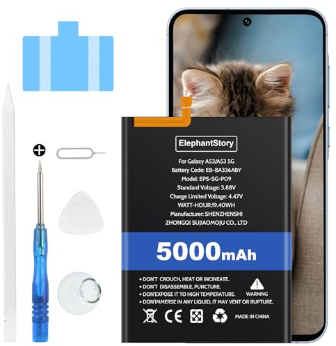 Elephantstory Akku für Samsung Galaxy A53