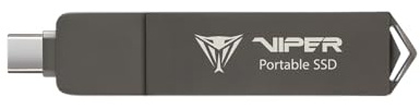 Patriot Memory Viper PVP30 512GB Duo Compact External Portable SSD (Wireless) - External Solid State Hard Drive - PVP30512G28UDG