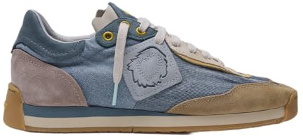 Satorisan - Enso Gaia - Casual Sneaker Herren und Damen - Vintage Leder und Textil Sportschuhe Bequem, Nachhaltig und Dauerhaft - Navy - 45
