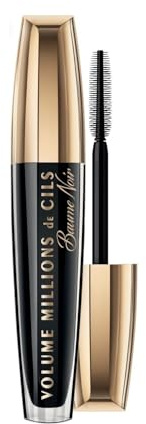 L'OREAL - Mascara Yeux Volume Millions Cils, Noir Nu 01 - Lot De 2