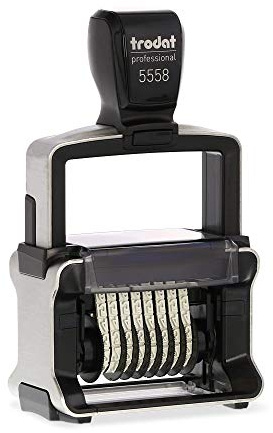 Trodat Professional 5558 Alte Version Ziffernstempel, 8 Stellen