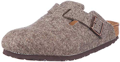 Birkenstock Boston , Unisex - Erwachsene Clogs & Pantoletten aus Wolle
