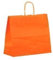 25 Tragetaschen Papier orange 32x13x28cm